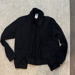Women’s Black Bomber Jacket - Brand Unspecified